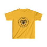 KIDS Bee Kind, Positive & More Circle Design Unisex Short Sleeve Tee