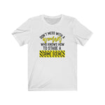 Don't Mess with a Woman Who Knows Crime Scenes  Short Sleeve