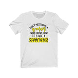 Don't Mess with a Woman Who Knows Crime Scenes  Short Sleeve