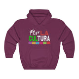 Por La Cultura Latinx Culture History Unisex Heavy Blend Hooded Sweatshirt si se puede