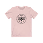 Bee Kind, Positive & More Circle Design Unisex Short Sleeve Tee