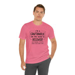 Craftoholic, but on the road to Recovery Unisex Crew Cotton Blend Shirt