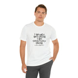 I'm not AntiSocial Unisex Short Sleeve Tee