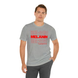Melanin Thank YOU bag Black Statement Sassy Short Sleeve Tee