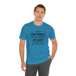 Craftoholic, but on the road to Recovery Unisex Crew Cotton Blend Shirt