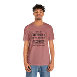 Craftoholic, but on the road to Recovery Unisex Crew Cotton Blend Shirt