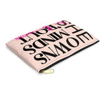 She Minds her Business Planner  Storage Canvas pouch