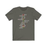 Powerful Names in Black History  BHM Celebration Unisex Short Sleeve Tee