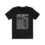 I can't Breathe Sons and Daughters #BLM  Unisex Short Sleeve Tee