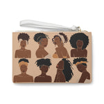 Shades of Melanin Vegan Leather  Clutch Bag