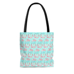 Floral Cup Return to Luxury PAT  Canvas Shopper Market Tote Bag