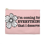 Coming for Everything I deserve Makeup Planner Pens Storage pouch