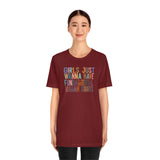 Girls Just Wanna Have Fundamental Human Rights Short Sleeve Tee