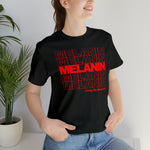 Melanin Thank YOU bag Black Statement Sassy Short Sleeve Tee