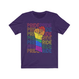 EQUALI-TEA BUBBLE TEA RAINBOW #Pride365 Unisex Jersey Tank Unisex Short Sleeve Tee