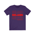 MELANIN- Thank You Bag Design Short Sleeve Tee