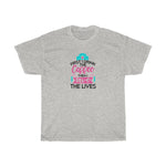 Nurses: Coffees & Superheros T-Shirt Multiple Colors Avaliable