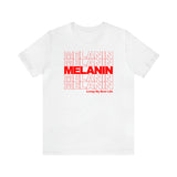 Melanin Thank YOU bag Black Statement Sassy Short Sleeve Tee