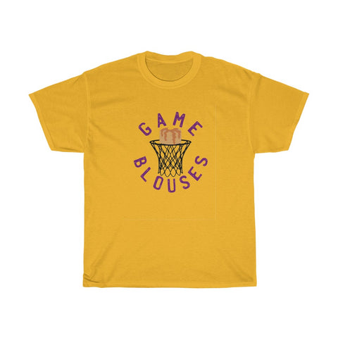 “Game, Blouses.” The Purple One Unisex Short Sleeve Tee
