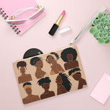 Shades of Melanin Vegan Leather  Clutch Bag