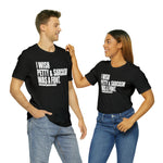 I wish Petty & Sarcasm Was a Font Statement Sassy Short Sleeve Tee