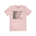 Strong Names of  Black Woman Definition BHM Celebration Unisex Short Sleeve Tee