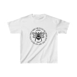 KIDS Bee Kind, Positive & More Circle Design Unisex Short Sleeve Tee