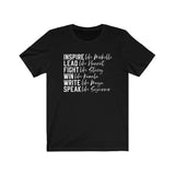 Strong Names of  Black Woman Definition BHM Celebration Unisex Short Sleeve Tee