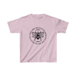 KIDS Bee Kind, Positive & More Circle Design Unisex Short Sleeve Tee