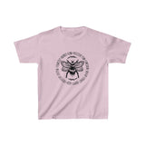 KIDS Bee Kind, Positive & More Circle Design Unisex Short Sleeve Tee