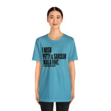 I wish Petty & Sarcasm Was a Font Statement Sassy Short Sleeve Tee