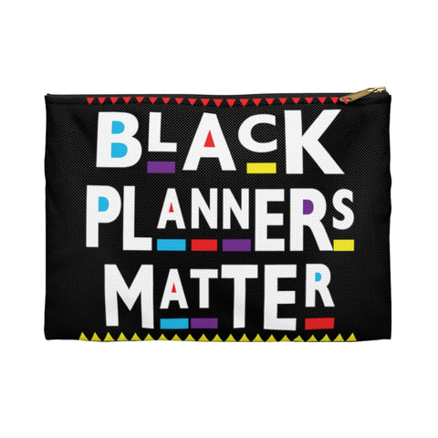 Black Planners Matter Planner Storage pouch