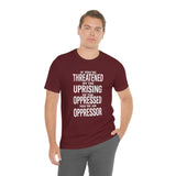 If You are Threatened by The Uprising TikTok Inspired Unisex Short Sleeve Tee