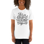She is Clothed in Strength  Short-Sleeve Unisex T-Shirt