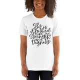She is Clothed in Strength  Short-Sleeve Unisex T-Shirt