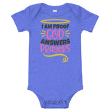 Proof that God Answers Prayers Onesie