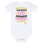 Proof that God Answers Prayers Onesie