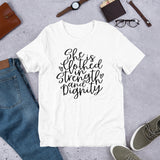 She is Clothed in Strength  Short-Sleeve Unisex T-Shirt
