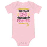 Proof that God Answers Prayers Onesie