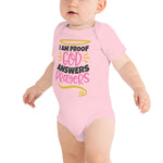 Proof that God Answers Prayers Onesie