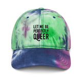Let Me Perfectly Queer Unisex Tie dye hat #Pride365